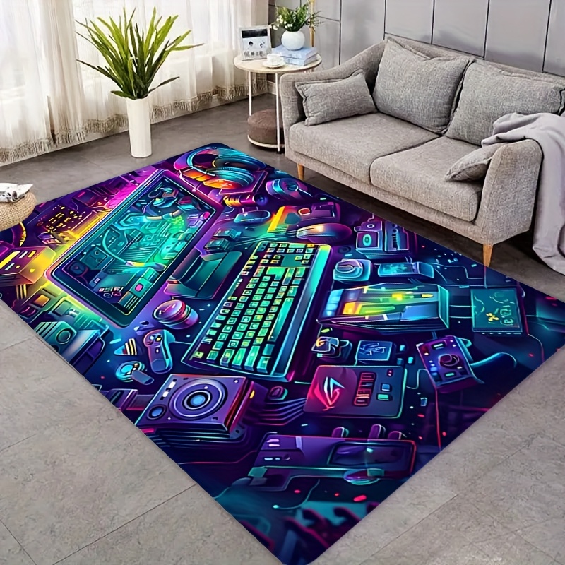 Cyberpunk Gaming Rug Flannel C - Esports Gaming Live 리뷰 및 가격