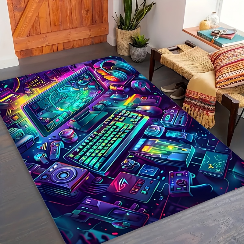 Cyberpunk Gaming Rug Flannel C - Esports Gaming Live 리뷰 및 가격