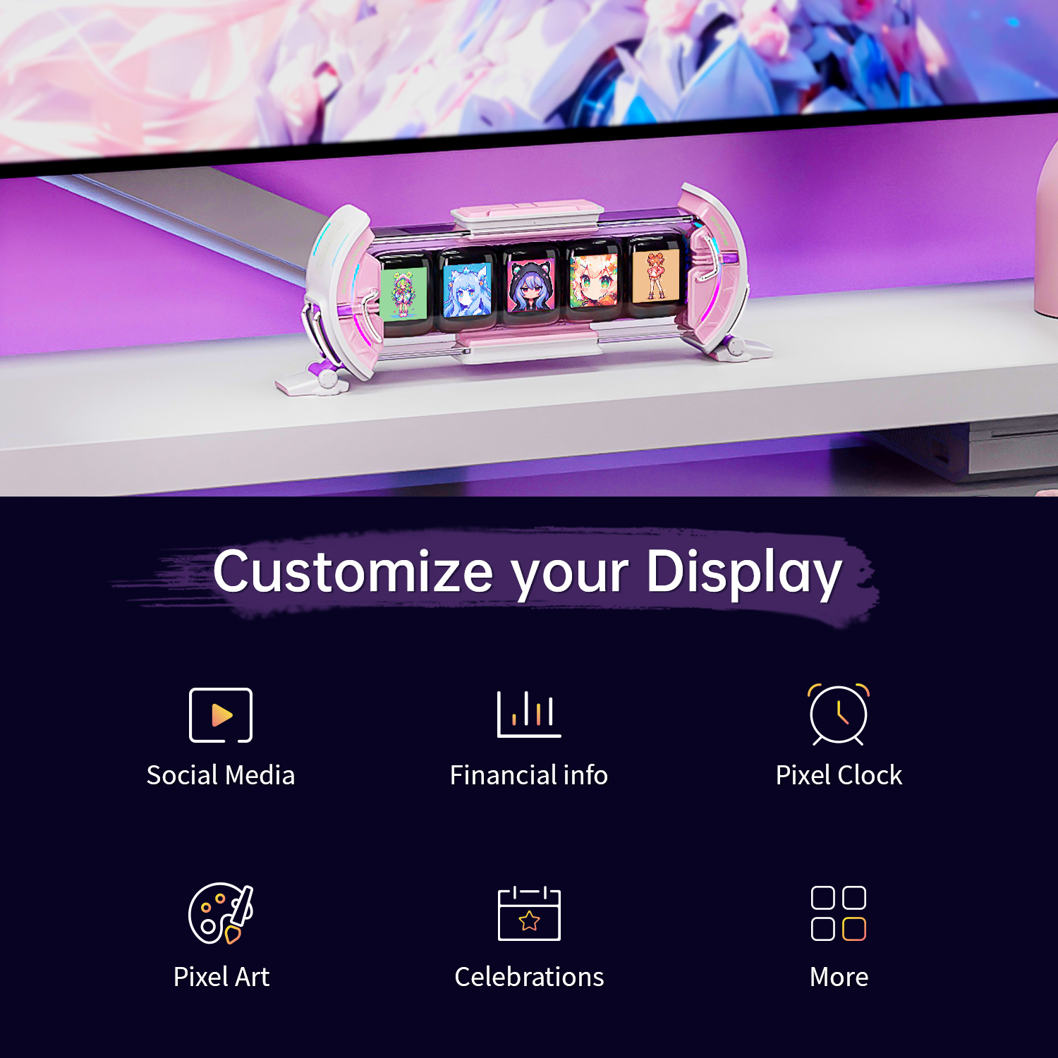 Divoom Times Gate Cute Gaming  - Esports Gaming Monitor 리뷰 및 가격