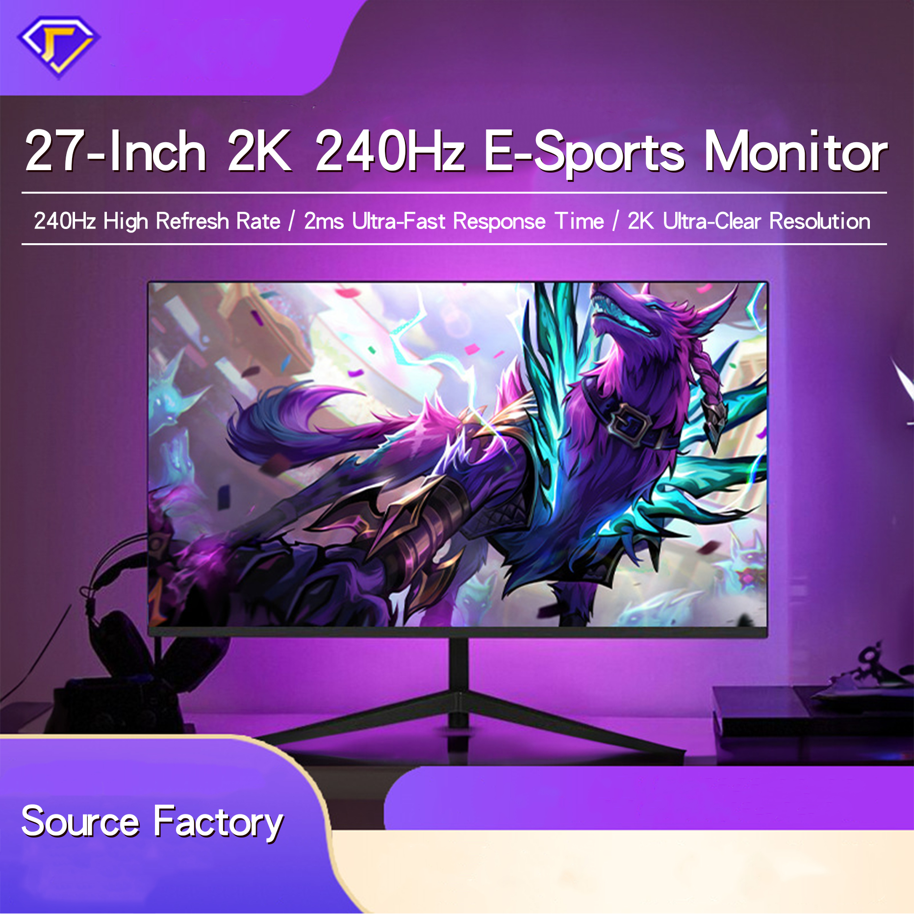 27 Inch 2K Curved Gaming Monit - Esports Gaming Monitor 리뷰 및 가격