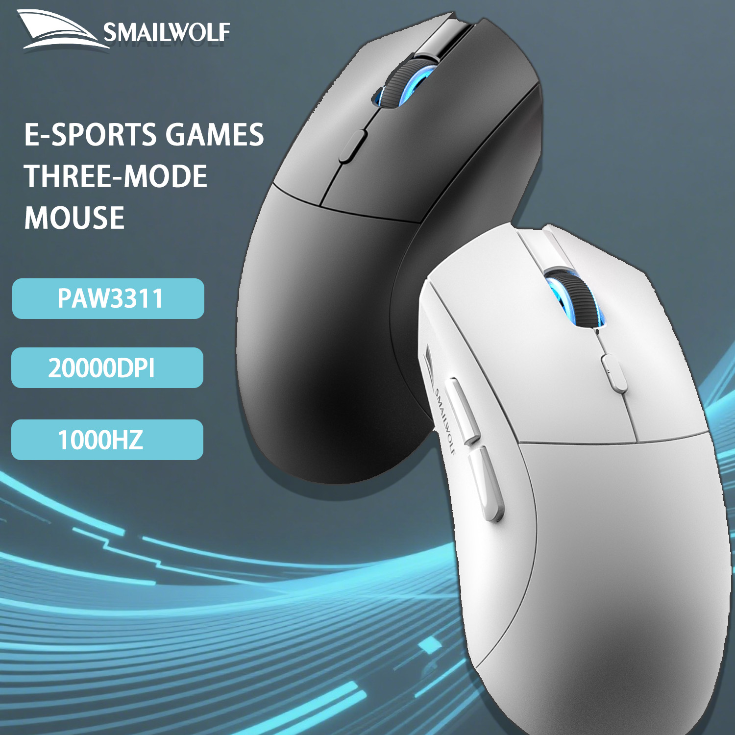 SMAILWOLF RS7 Bluetooth wirele - Esports Gaming Mouse Wireless 리뷰 및 가격