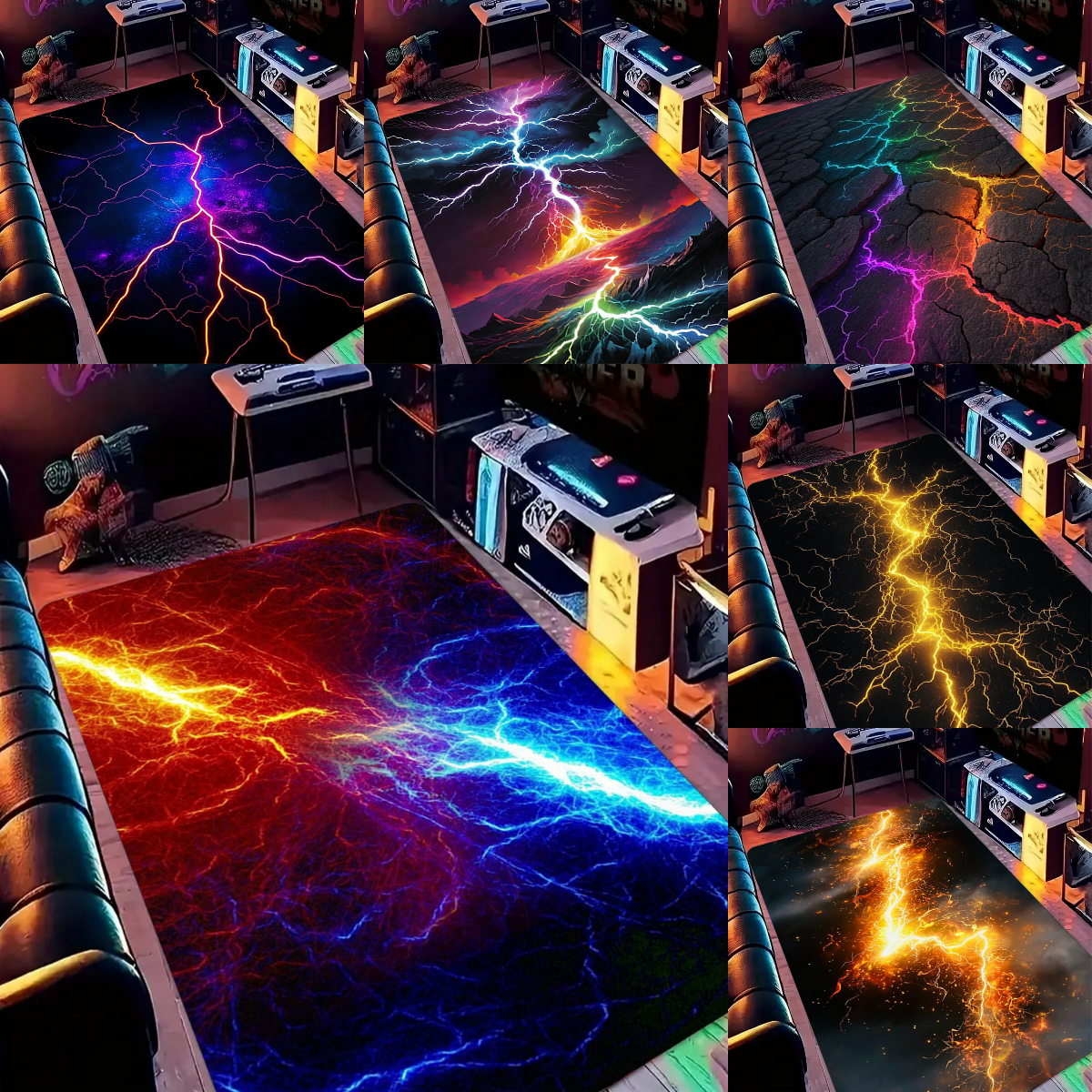 Lightning Crack Pattern Gaming - Esports Gaming Live 리뷰 및 가격