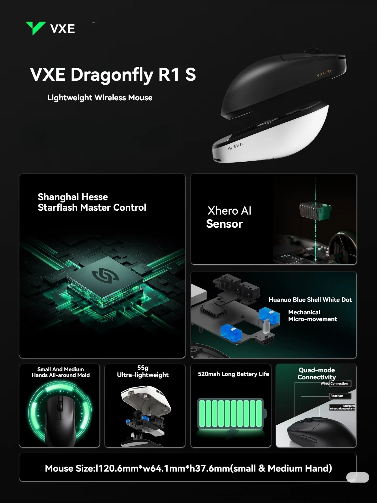 VXE Dragonfly R1 S Gaming Mous - Esports Gaming Pcs 리뷰 및 가격