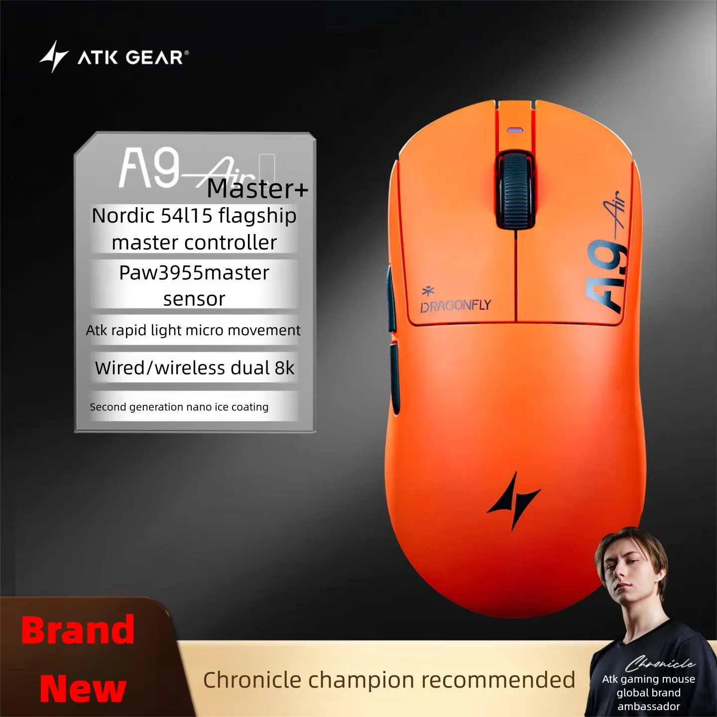 ATK A9 Air Ultimate Plus Gamin - Esports Gaming Mouse Wireless 리뷰 및 가격
