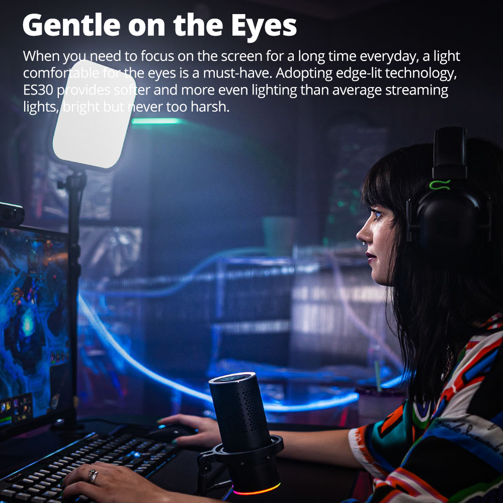 Godox ES30 E-sports LED Light  - Esports Gaming Live 리뷰 및 가격