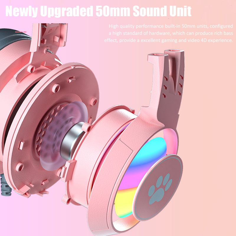 Cute Cat Ear Gaming Headphones - Esports Gaming Monitor 리뷰 및 가격