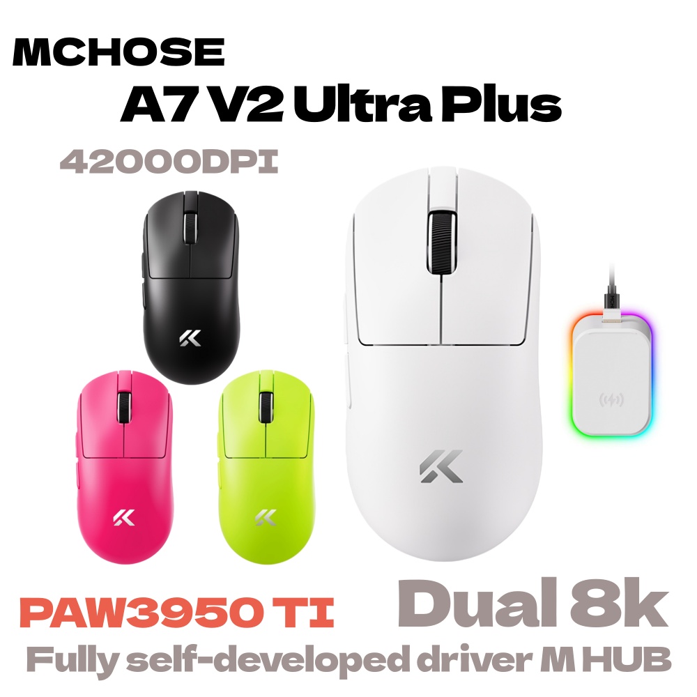 MCHOSE A7 V2 Ultra Plus Lightw - Esports Gaming Mouse Wireless 리뷰 및 가격