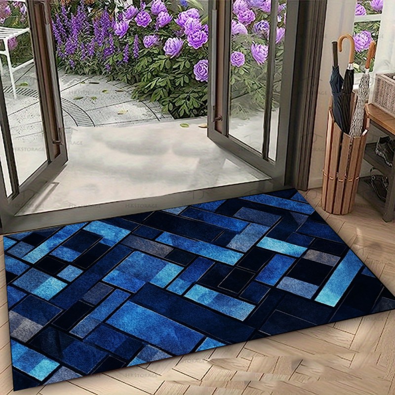 Nordic Blue Geometric Patchwor - Esports Gaming Live 리뷰 및 가격